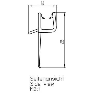 DUSCHOLUX Magic Top Wasserabweisprofil Bild 2