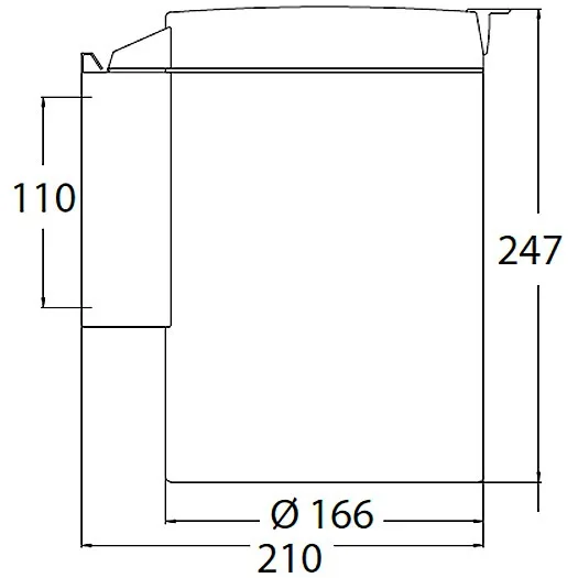 Emco system 2 Abfallbehälter mit Deckel Bild 2