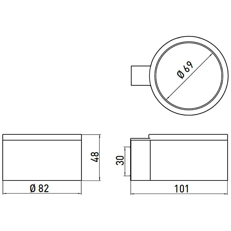 Emco system 2 Halterung für Haartrockner Bild 2
