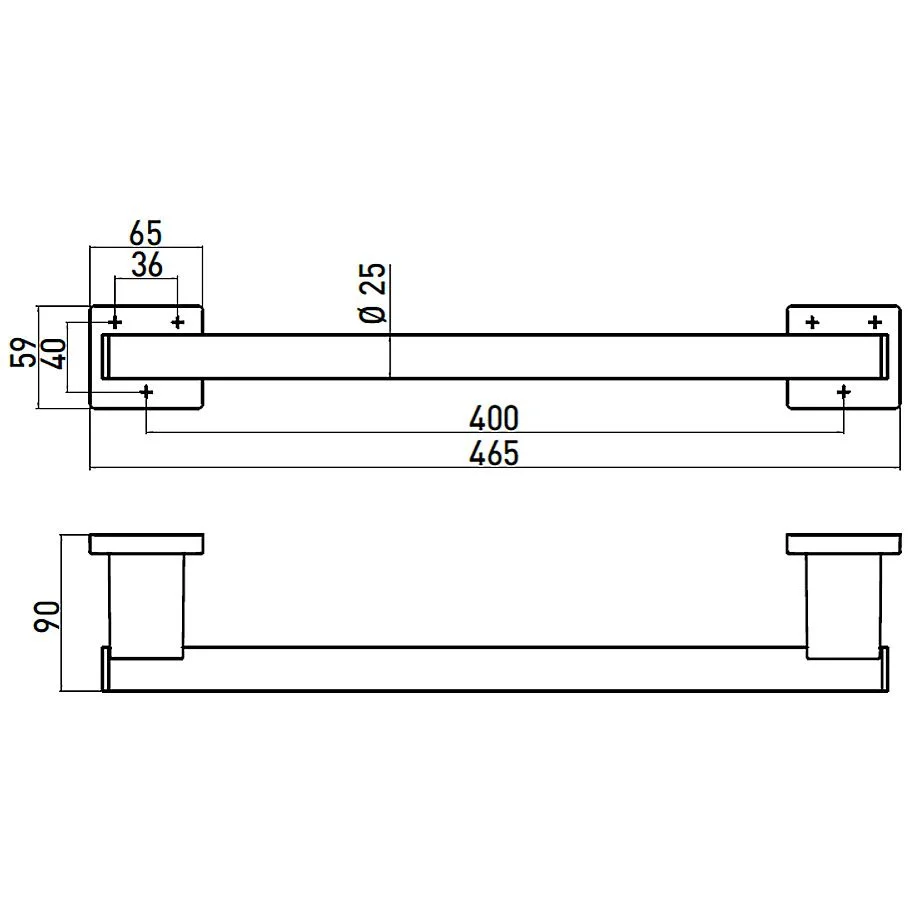 Emco system 2 Reling für Einhängesitz kurz Bild 2
