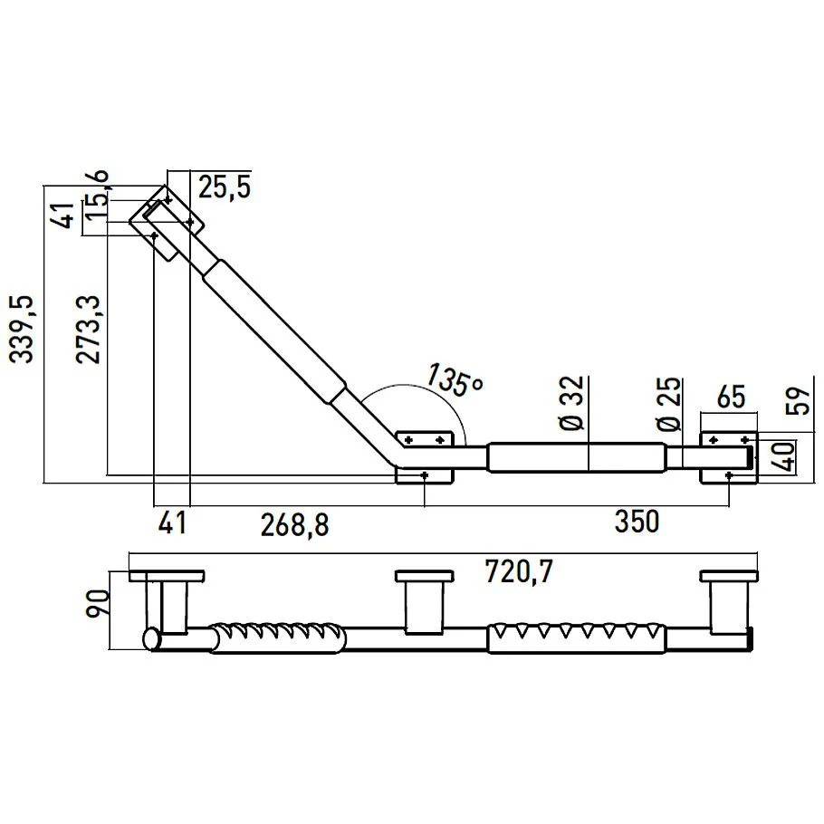 Emco system 2 Winkelgriff rechts Bild 3