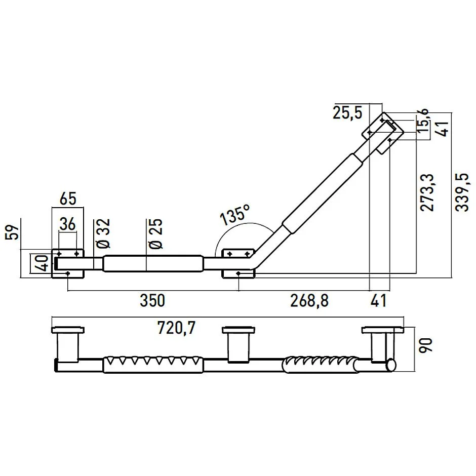 Emco system 2 Winkelgriff links Bild 2