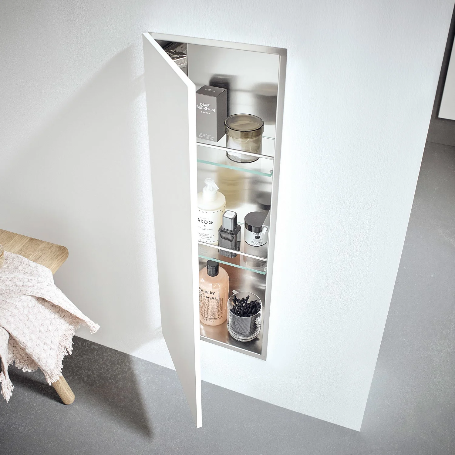 Emco asis pure Schrankmodul - Unterputzmodell, Anschlag links Bild 3
