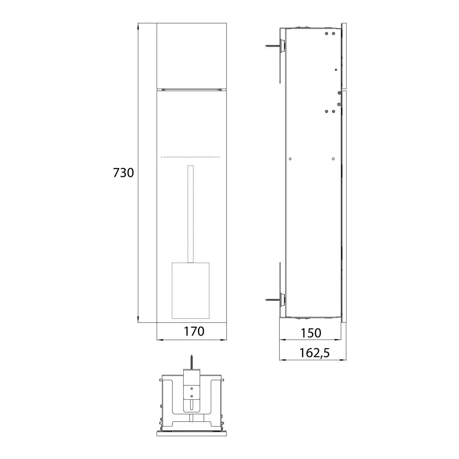 Emco asis pure WC-Modul - Unterputzmodell, Anschlag rechts Bild 4