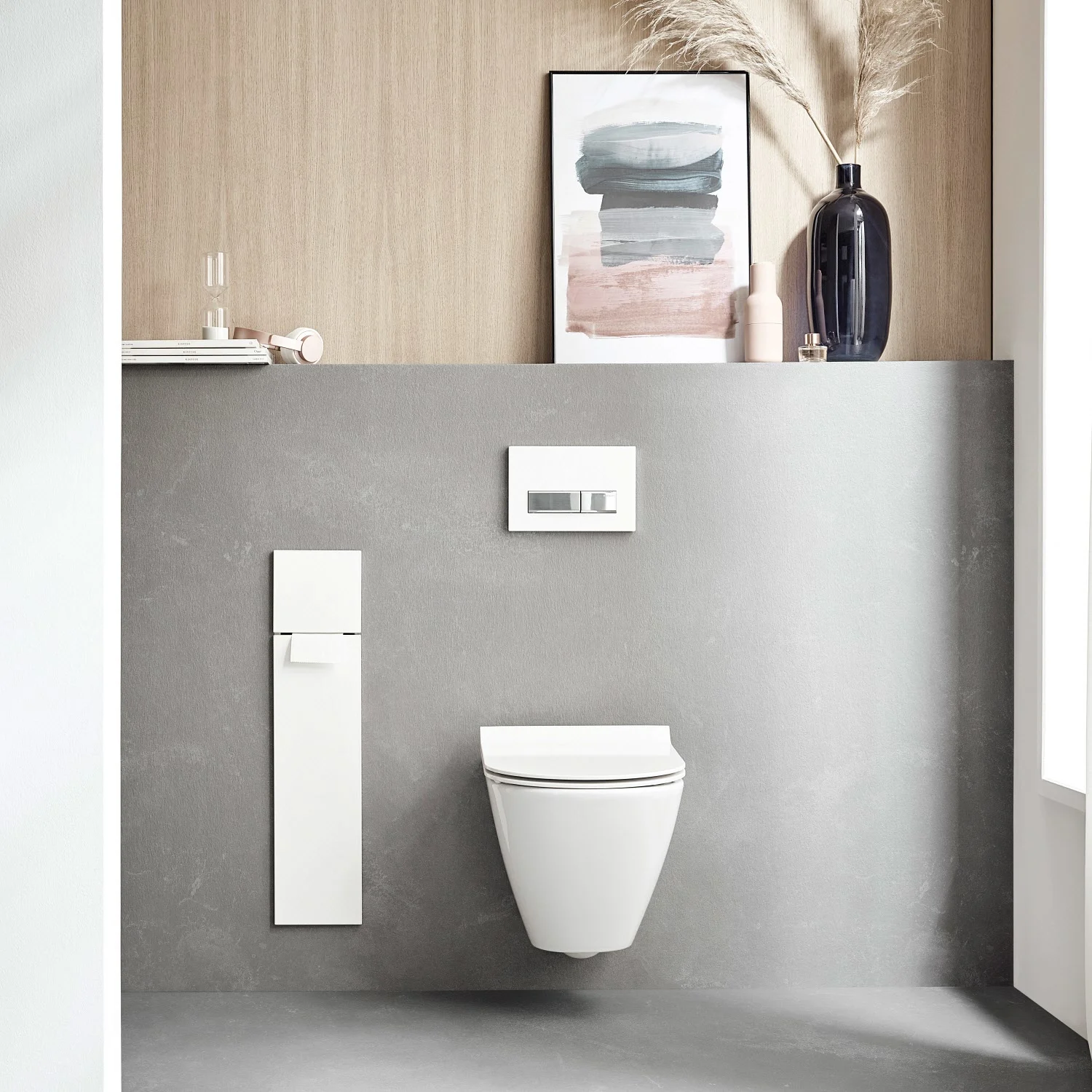 Emco asis pure WC-Modul - Unterputzmodell, Anschlag links Bild 2