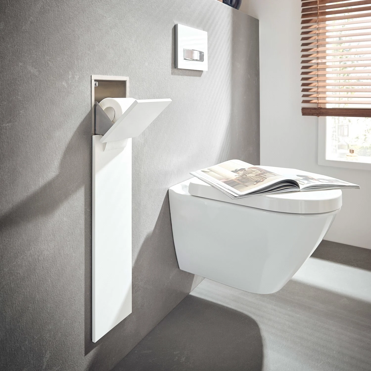 Emco asis pure WC-Modul - Unterputzmodell, Anschlag links Bild 2