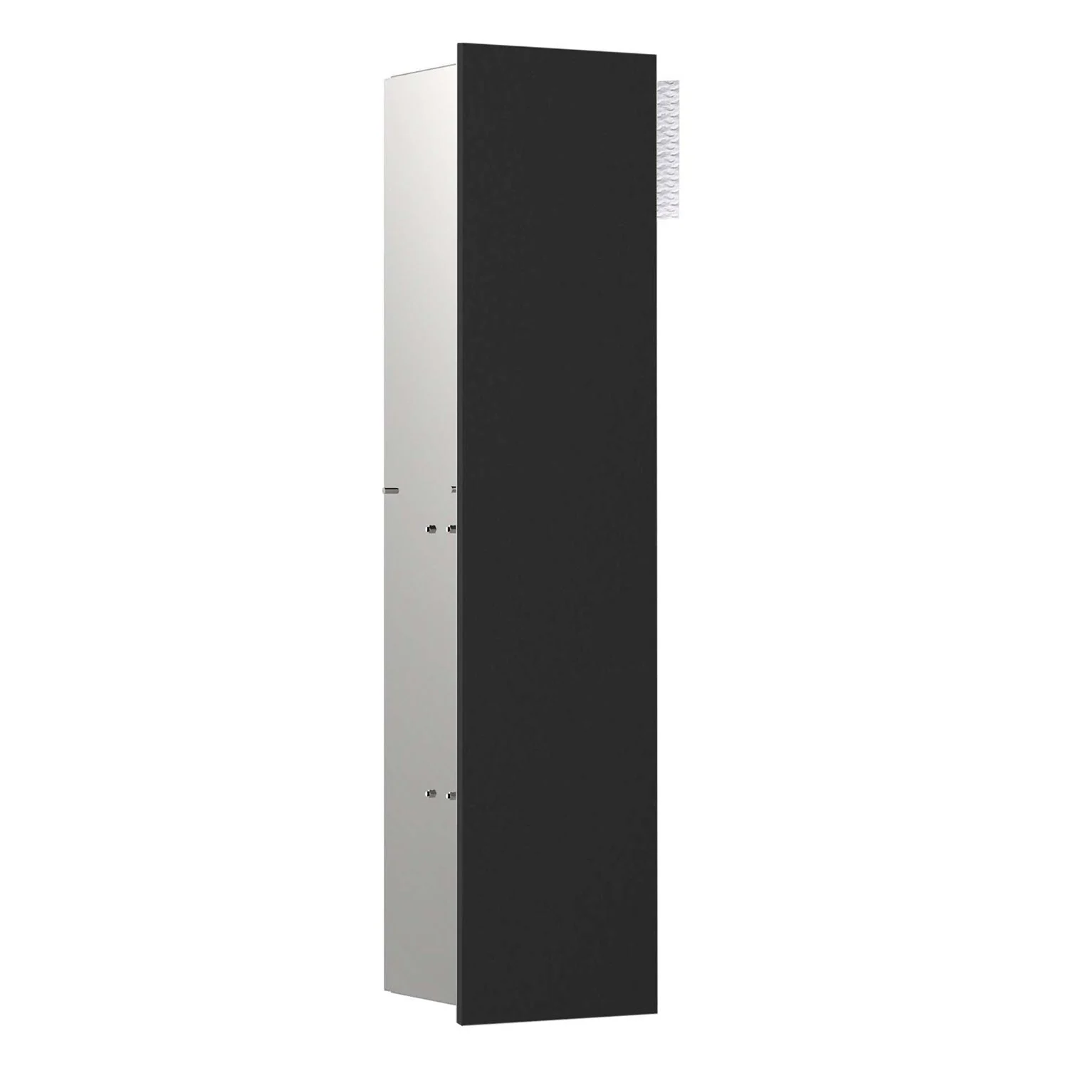 emco asis pure WC-Modul 73 cm - Unterputz, Glasfront, Anschlag links