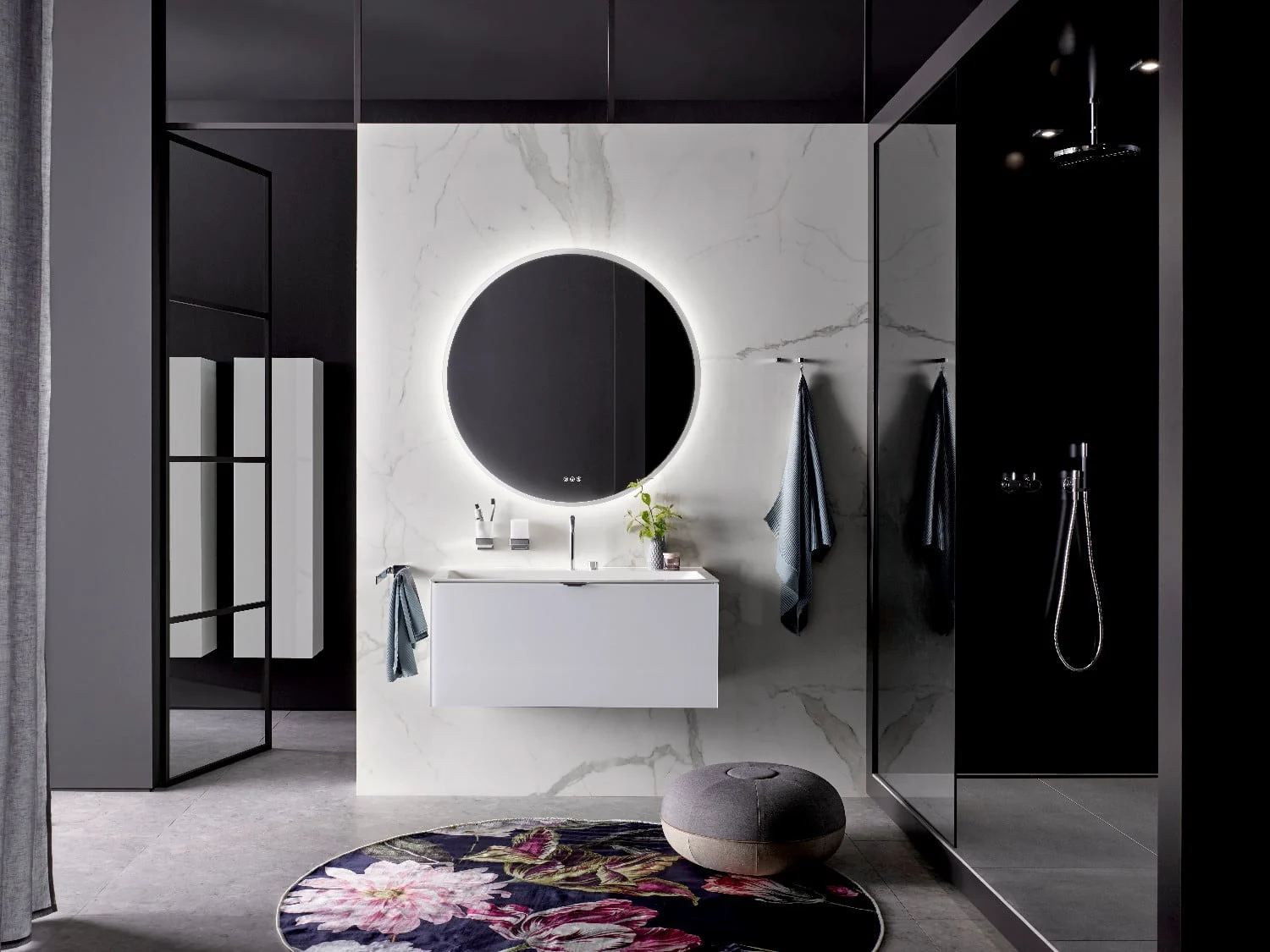 Emco cue Einhand-Seifenspender mit Stülpbecher Bild 5