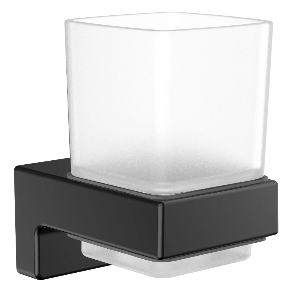 Emco cue Glashalter, Kristallglas satiniert