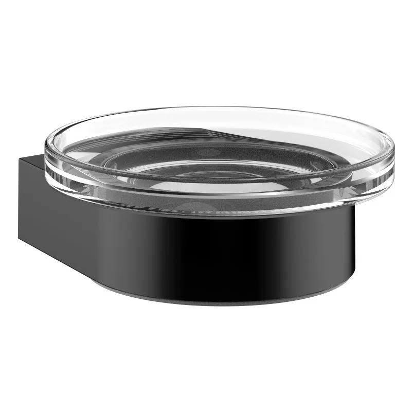 Emco flow black Seifenhalter