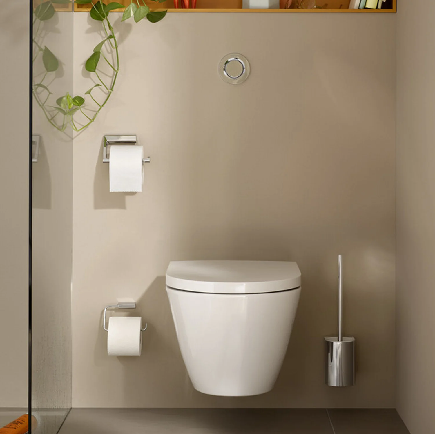 Emco flow Papierhalter mit Ablage Bild 2