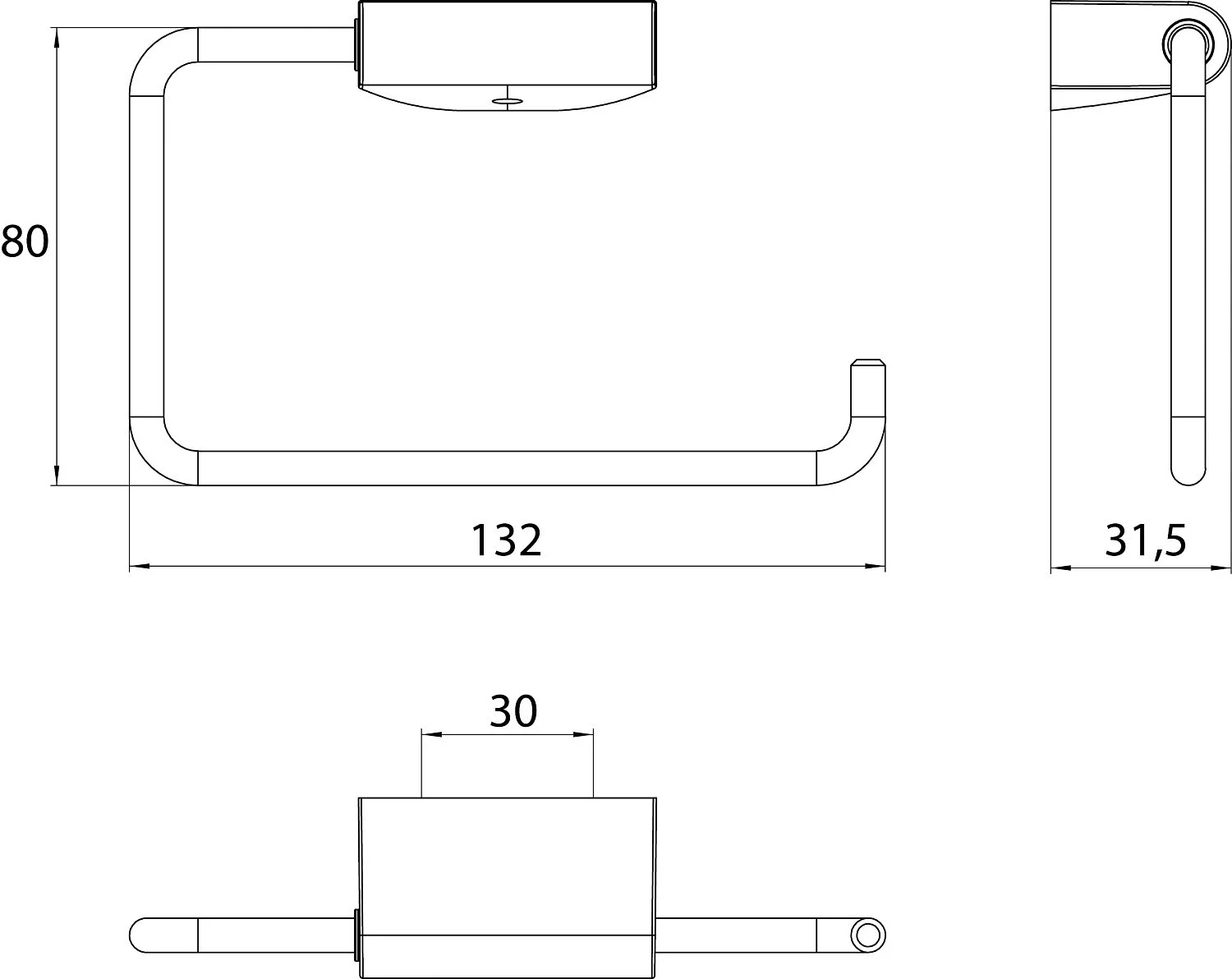 Emco flow Reservepapierhalter Bild 2
