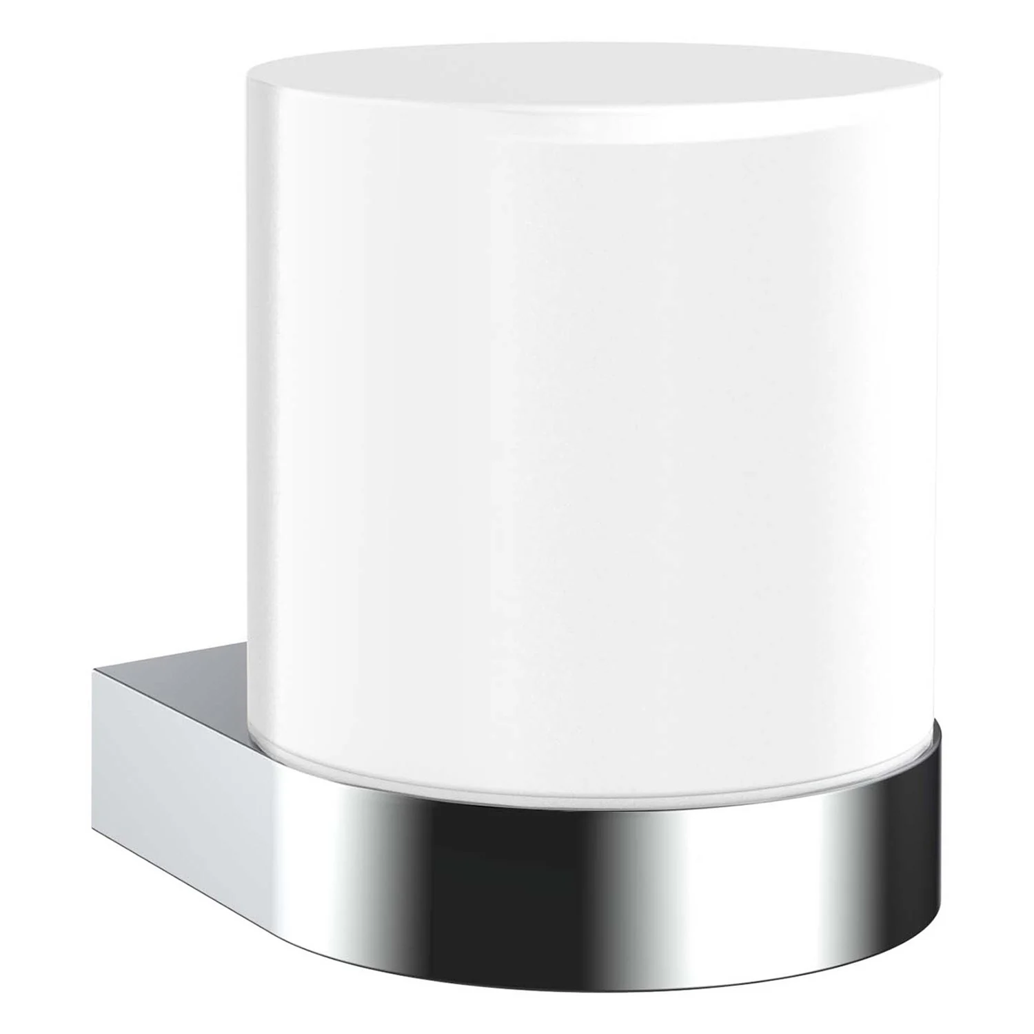 Emco flow Sensor-Seifenspender mit Stülpbecher aus satiniertem Kristallglas Bild 2