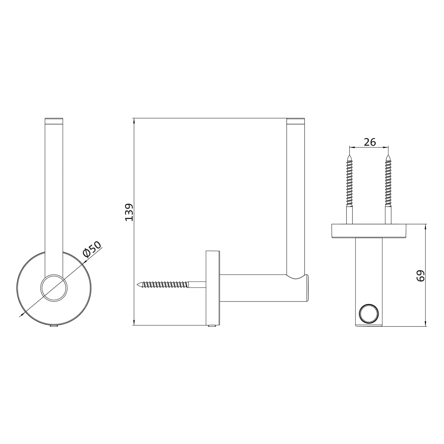 Emco round Reserverollenhalter Bild 2