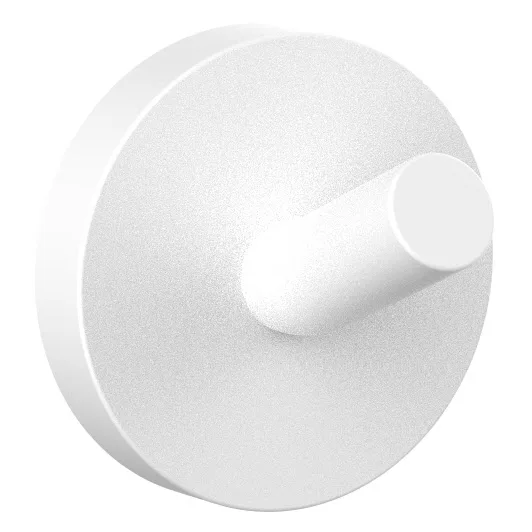 Emco round white Haken 4 cm
