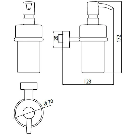 Emco rondo2 Flüssigseifenspender Bild 3