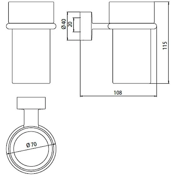 Emco rondo2 Glashalter Bild 3