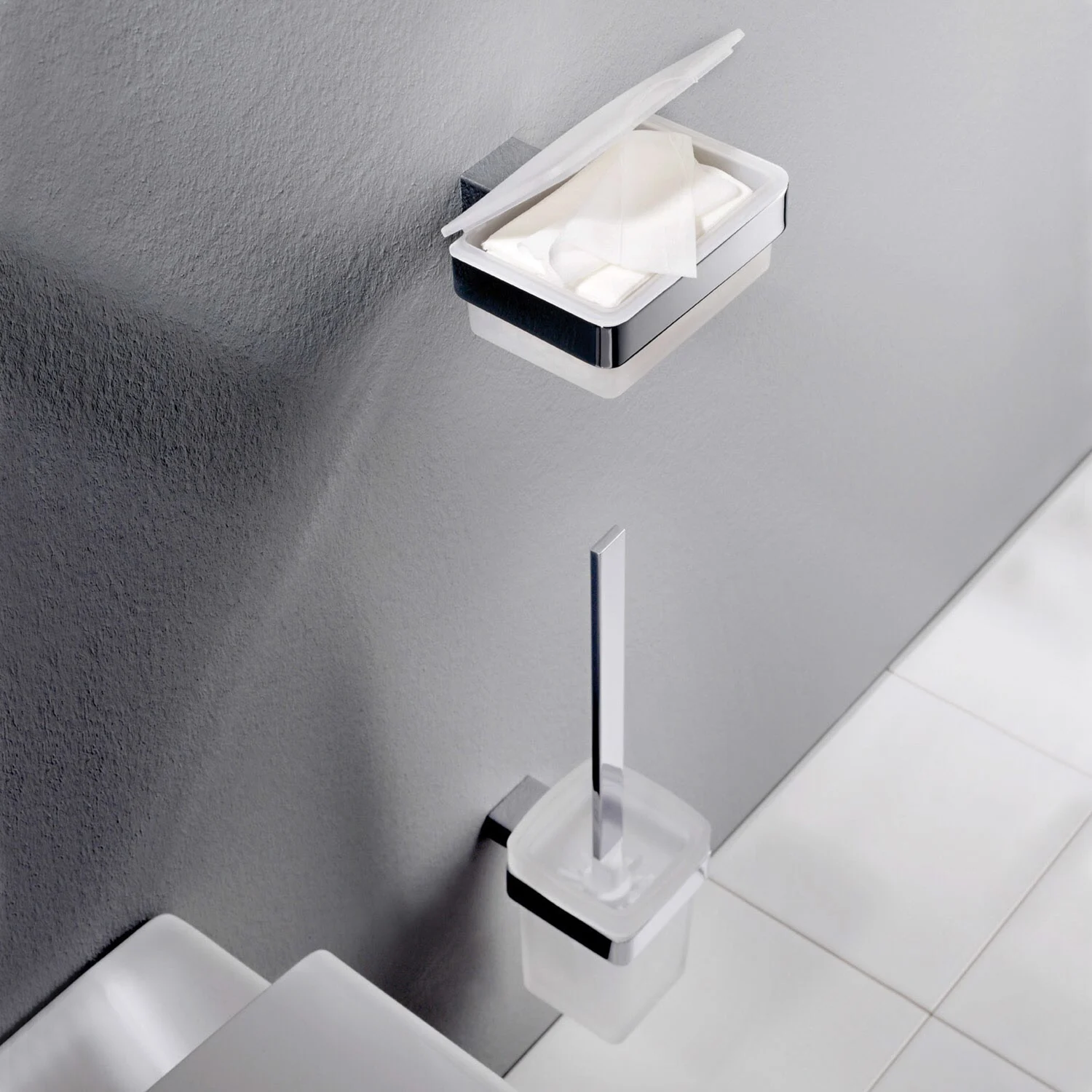 Emco Loft Toilettenbürstengarnitur für Wandmontage Bild 2