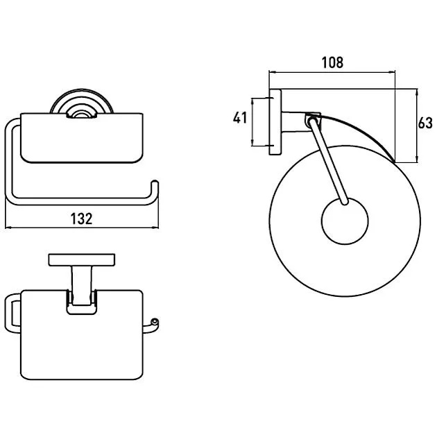 Emco Polo Papierhalter mit Deckel Bild 2
