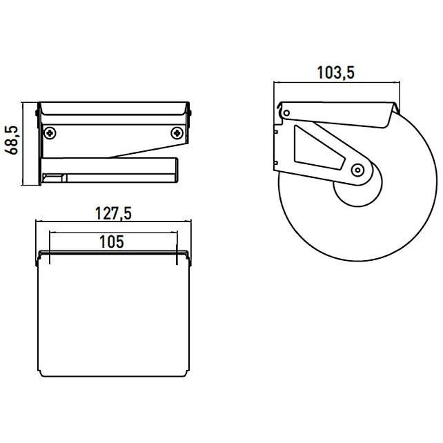 Emco Polo Papierhalter mit Deckel Bild 2