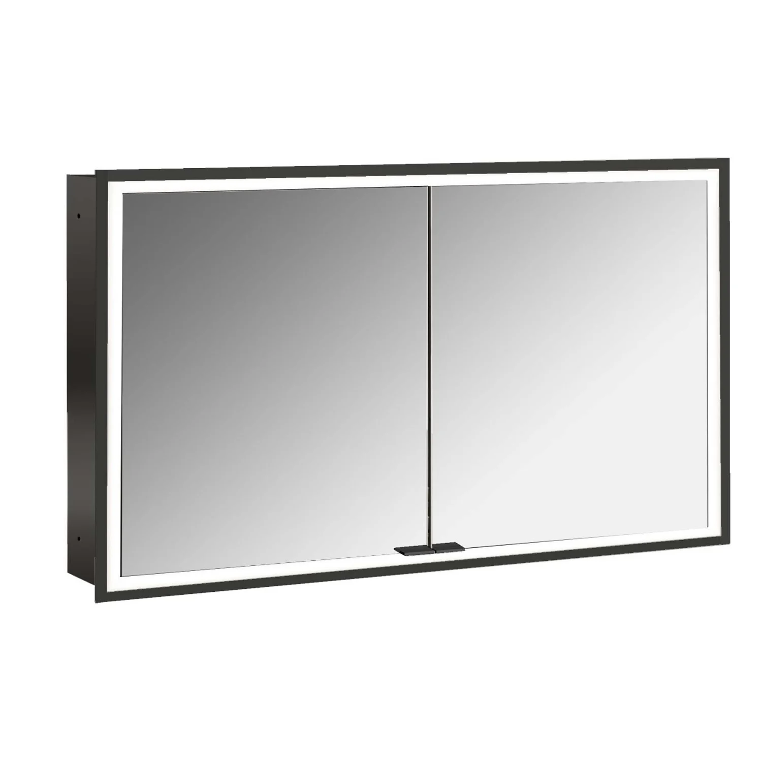 Emco prime Facelift LED-Lichtspiegelschrank 120 cm, 2 Türen, Unterputzmodell