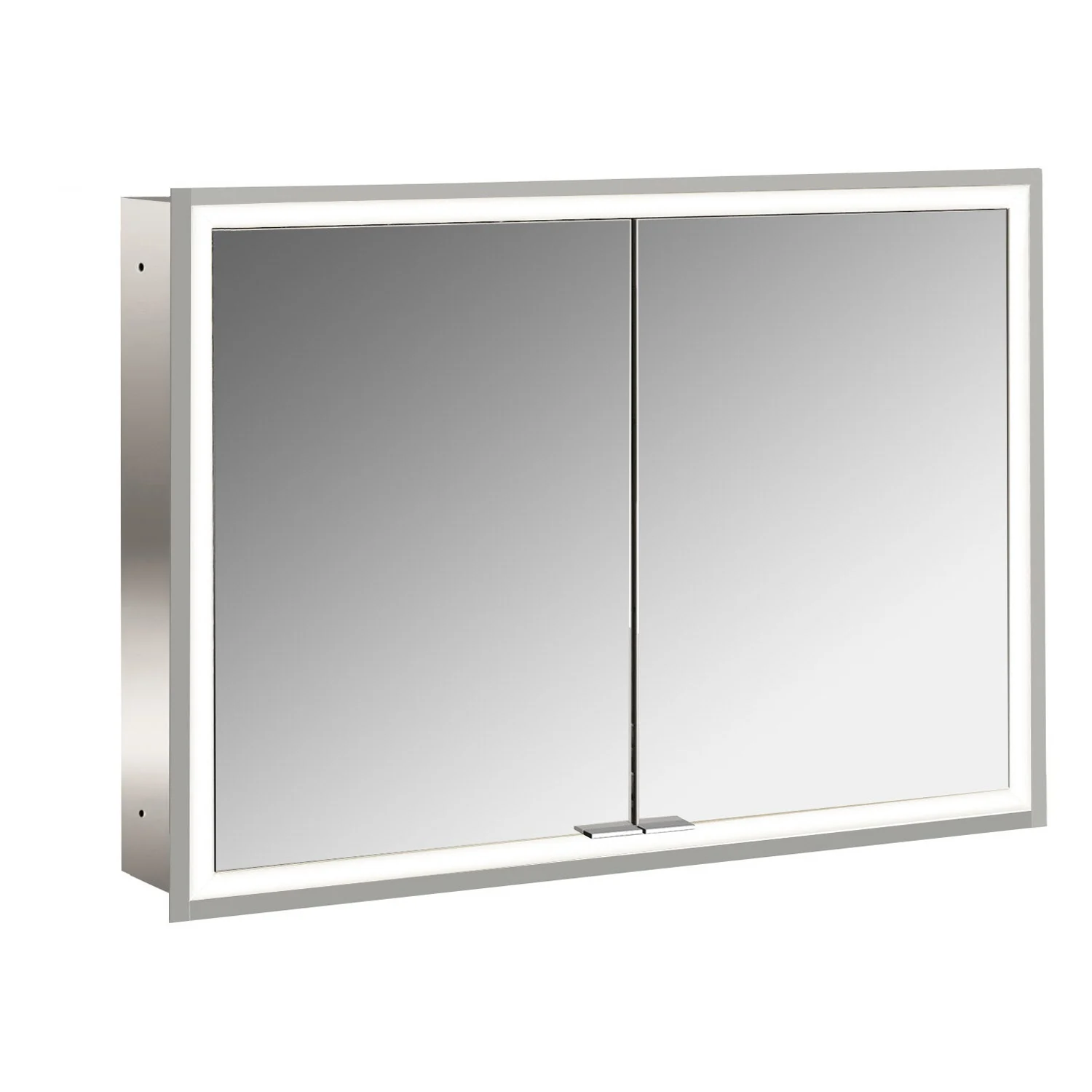 Emco prime Facelift LED-Lichtspiegelschrank 100 cm, 2 Türen, Unterputzmodell