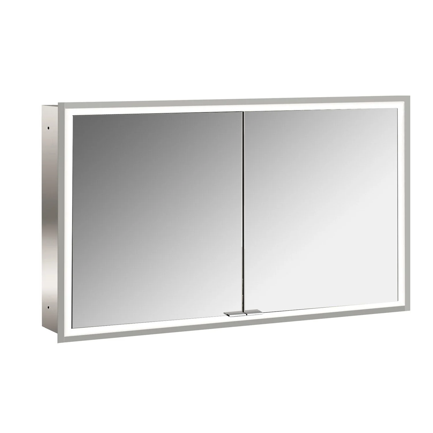 Emco prime Facelift LED-Lichtspiegelschrank 120 cm, 2 Türen, Unterputzmodell