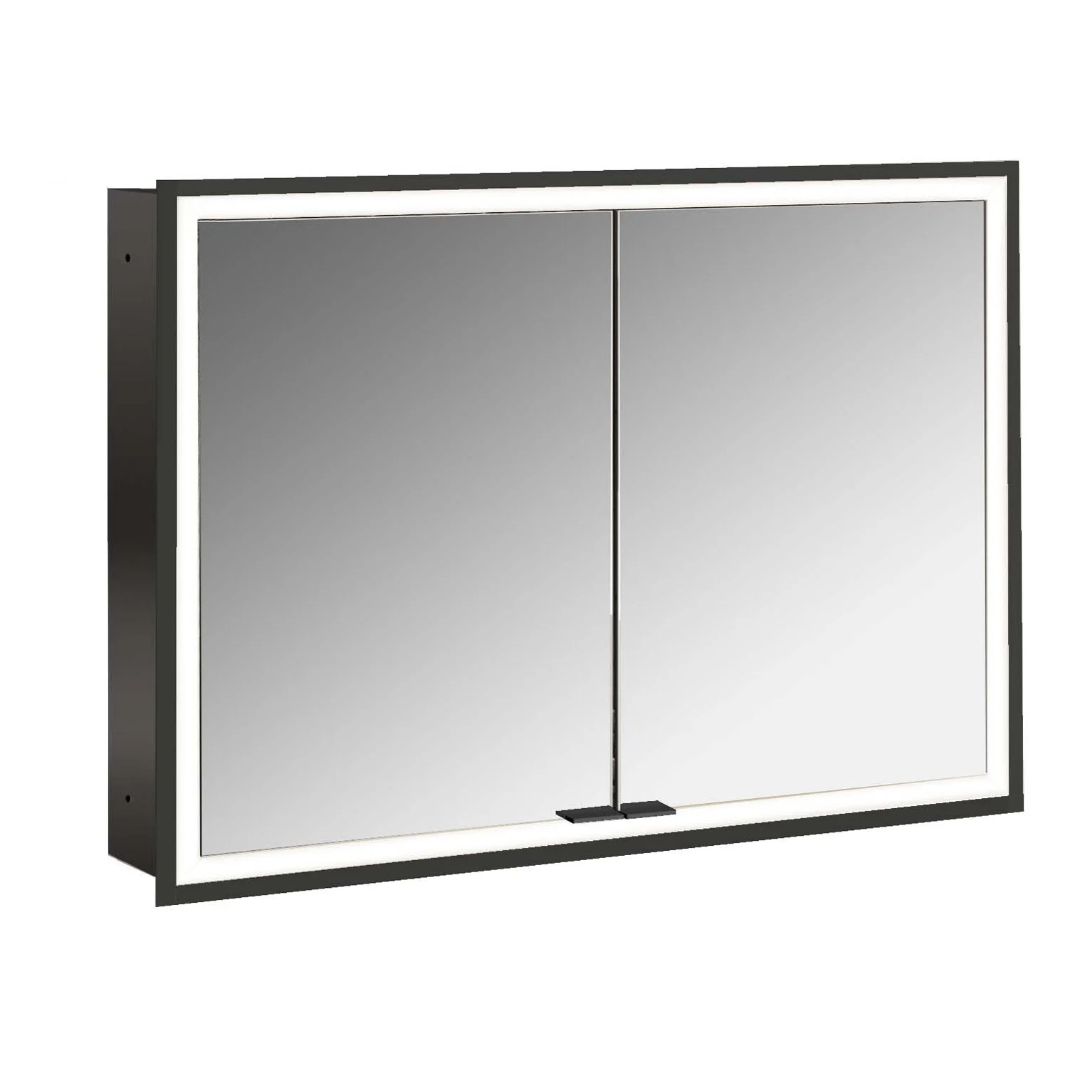 Emco prime Facelift LED-Lichtspiegelschrank 100 cm, 2 Türen, Unterputzmodell