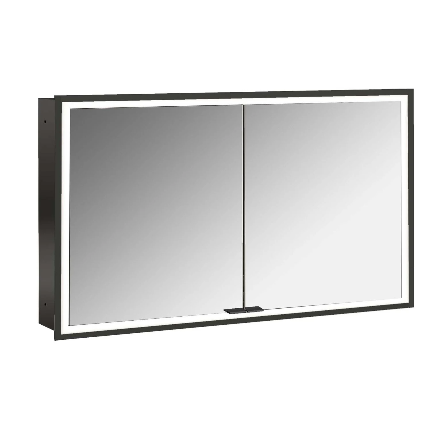 Emco prime Facelift LED-Lichtspiegelschrank 120 cm, 2 Türen, Unterputzmodell Bild 2