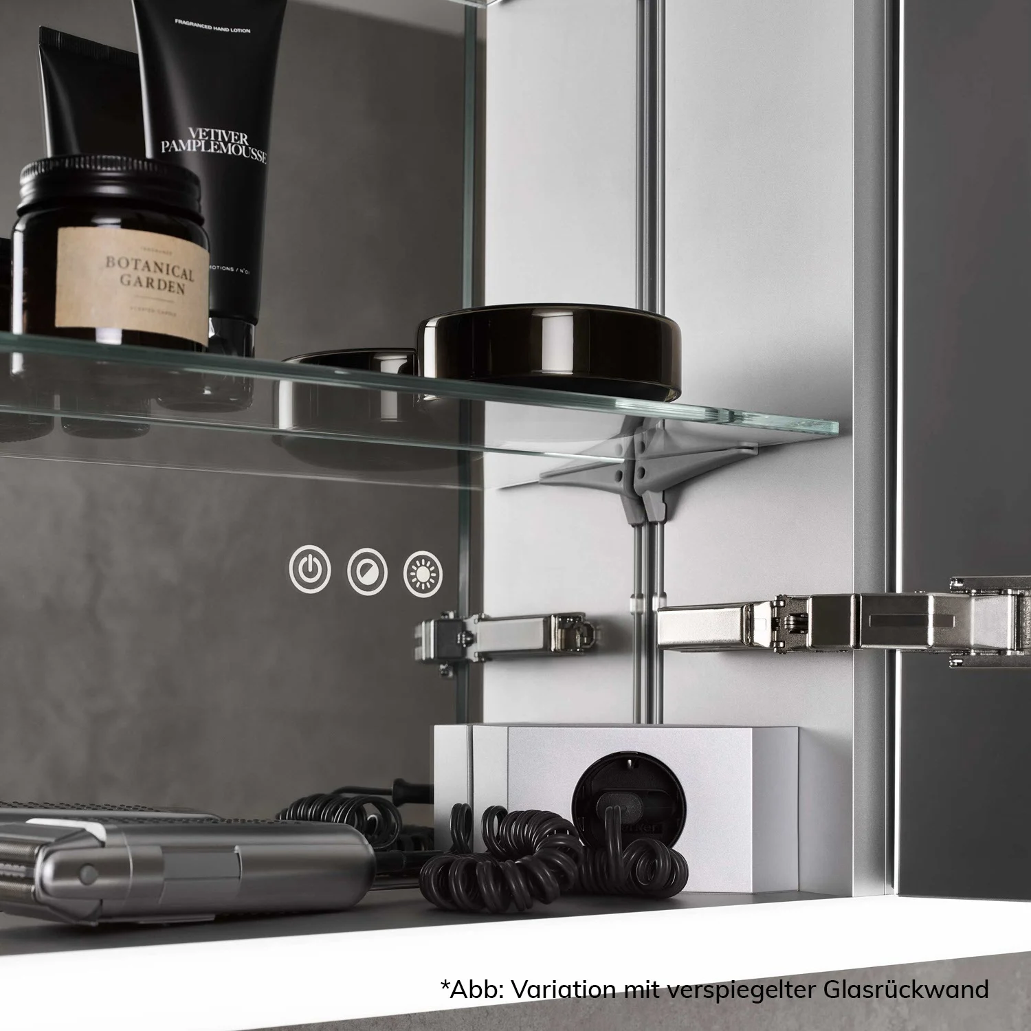 Emco prime Facelift LED-Lichtspiegelschrank 120 cm, 2 Türen, Unterputzmodell Bild 5