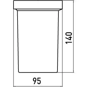 Emco Ersatzglas für Loft Toilettenbürstengarnitur Bild 2