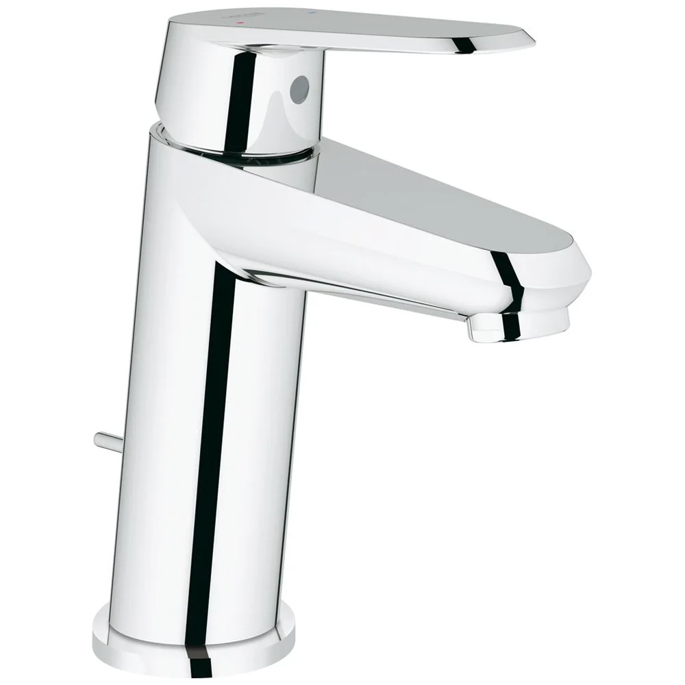 Jednouchwytowa bateria umywalkowa w chromie, widok z boku, Grohe