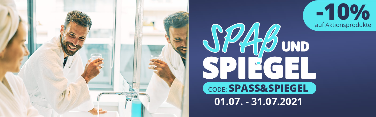 Spiegel und Spiegelschränke im Sommer-Sonderangebot!