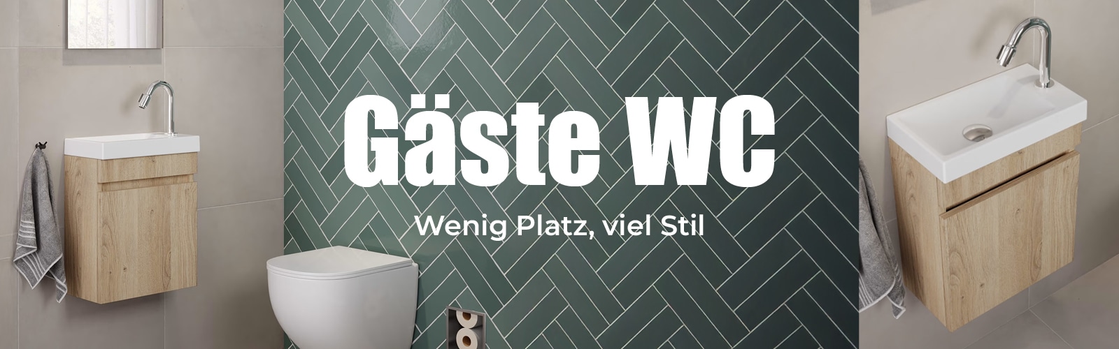 Gäste-WC: Kleiner Raum, großer Eindruck