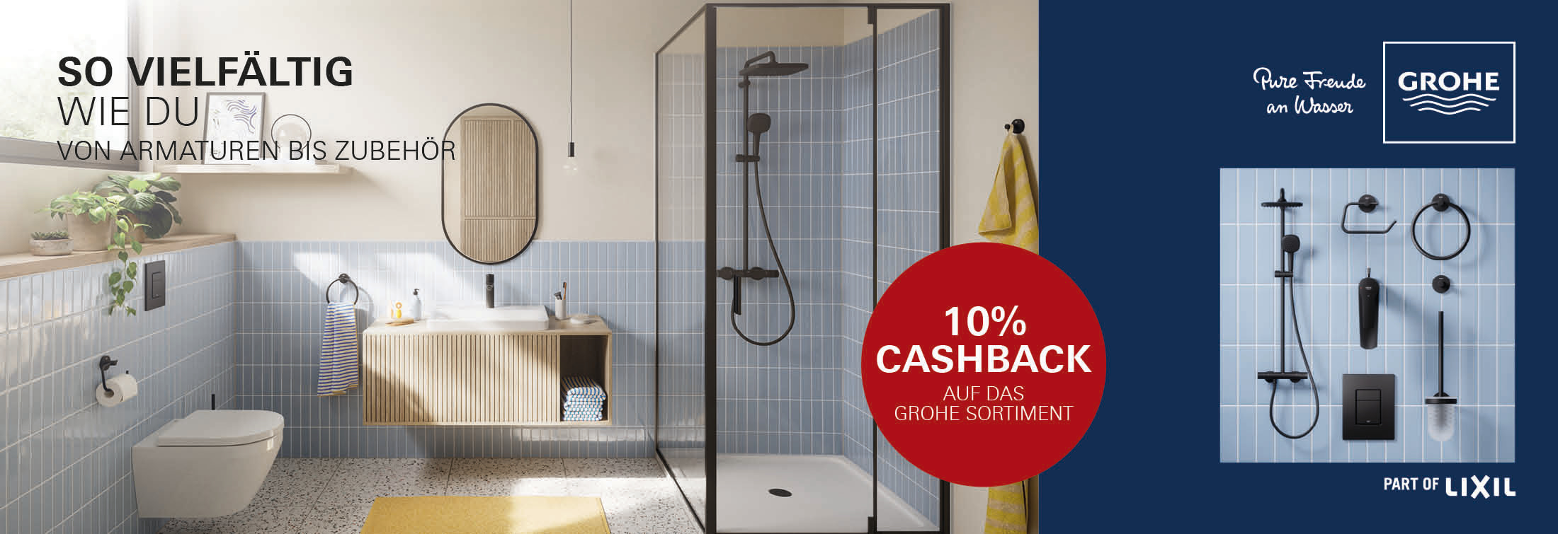 GROHE Cashback Aktion bis zum 31.01.2026