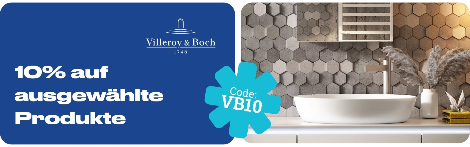 Extra 10% Rabatt auf ausgewählte Villeroy & Boch Artikel
