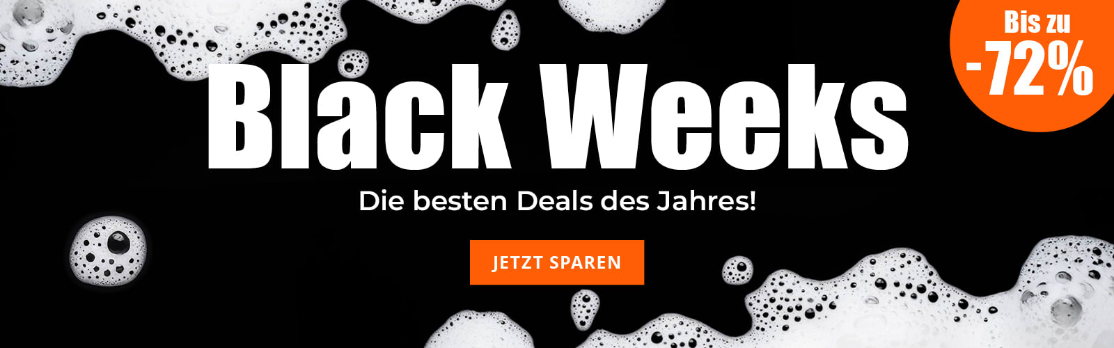 Black Weeks - Sparen Sie bis zu -72%