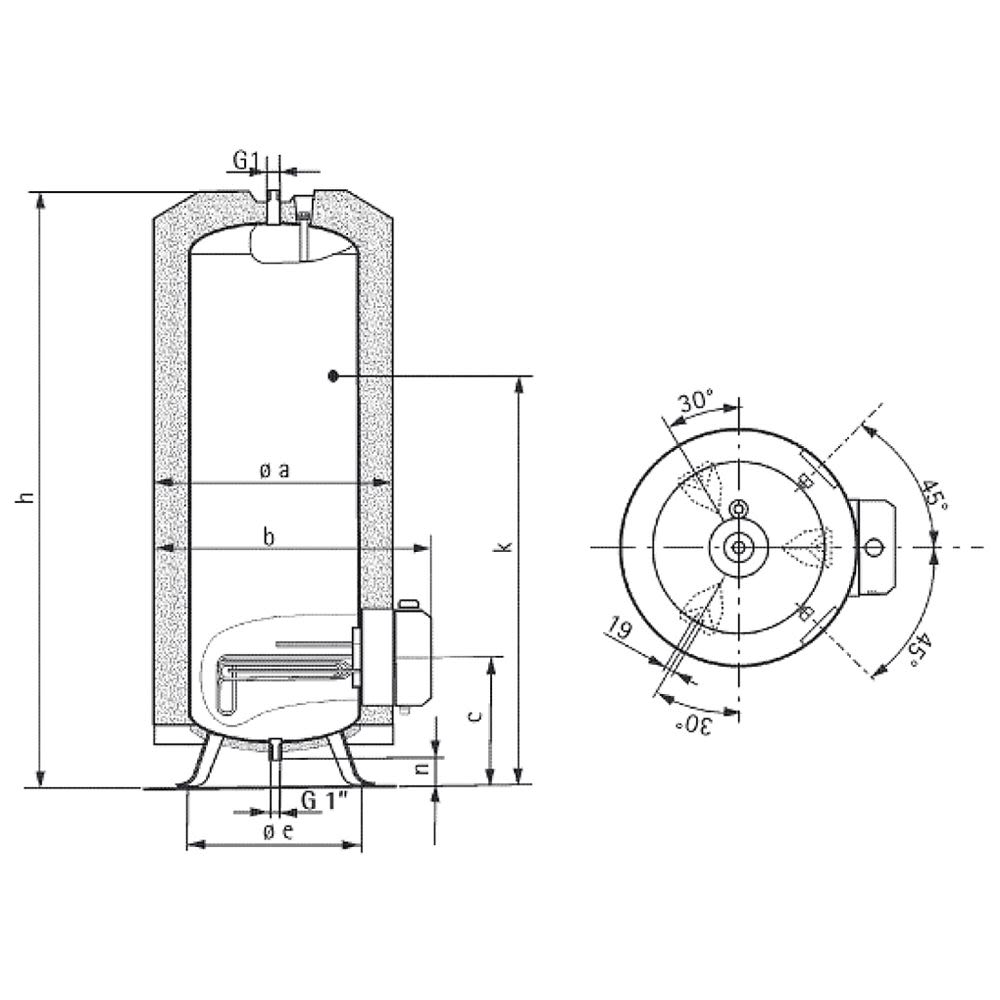 AEG STM 40 Standspeicher 2