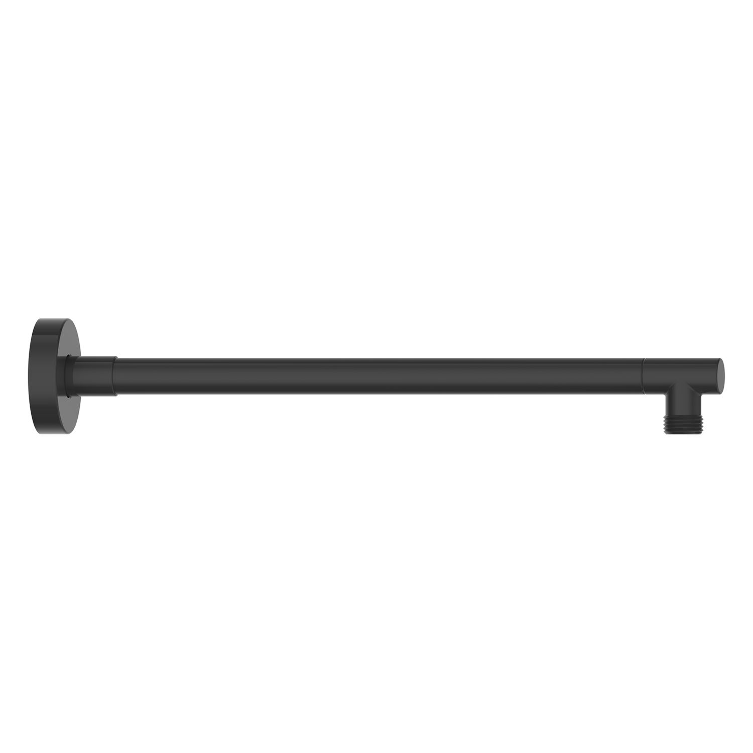 Bravat Wand-Brausearm 35 cm, Badarmaturen, schwarz matt