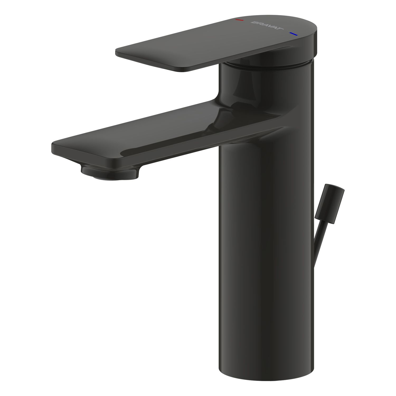 Bravat Milano Waschtischarmatur, Badarmaturen, mattschwarz 3564019