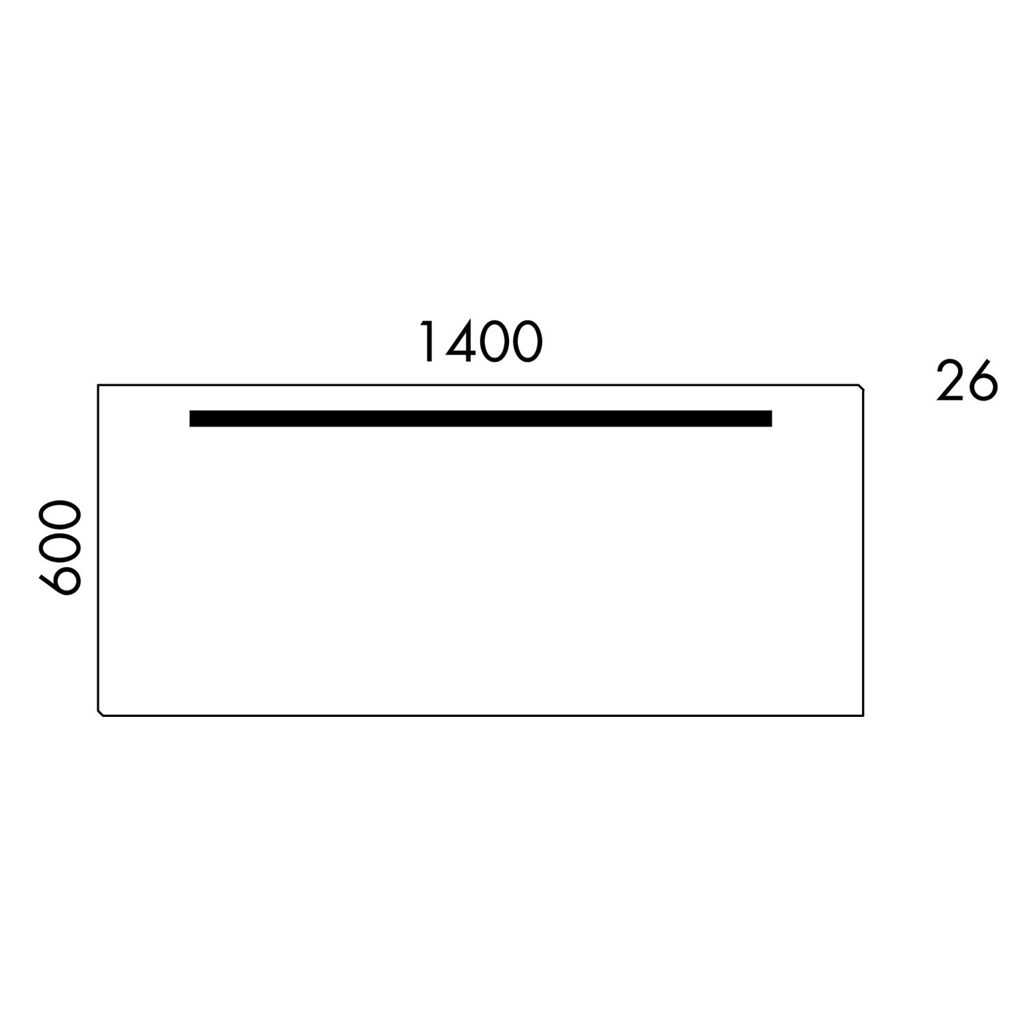 burgbad Eqio Leuchtspiegel mit LED Beleuchtung 140 cm 2