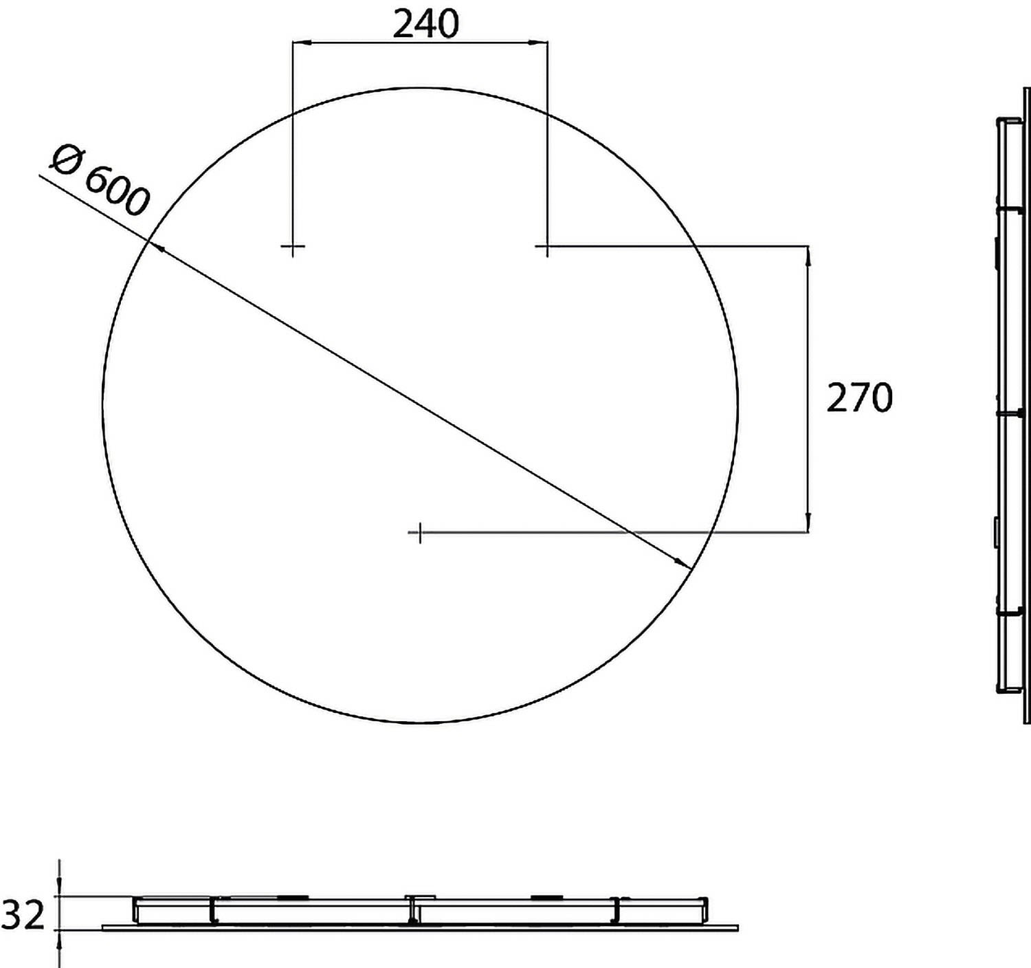 Emco Pure LED miroir lumineux 600mm 4