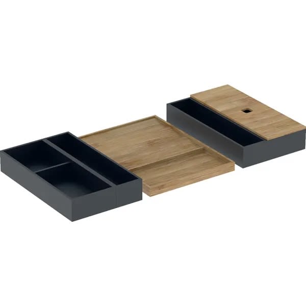 Geberit Set Schubladeneinsätze für obere Schublade, Breite 60 cm, Badmöbel, 502.349.00.1