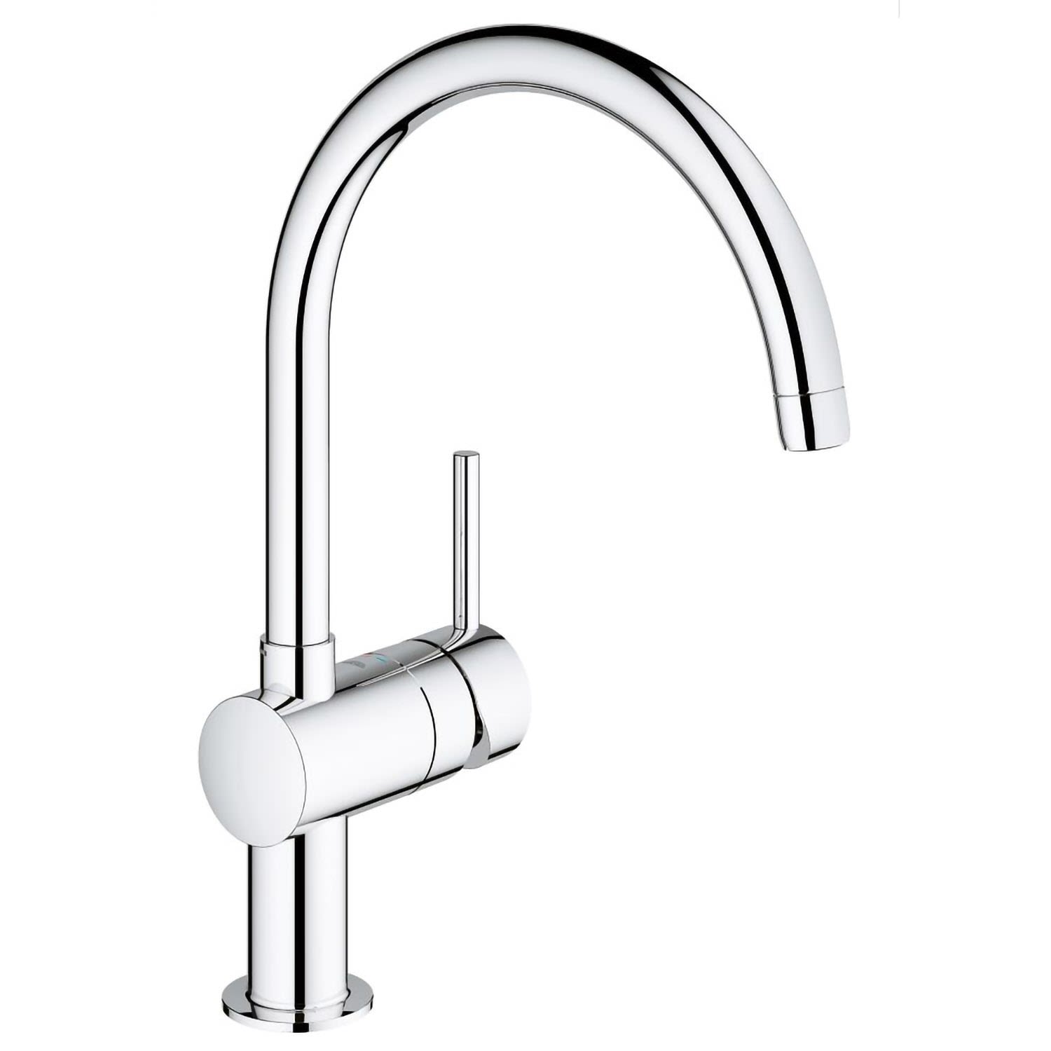 Grohe Minta mitigeur d'évier 32322002 chromé, double jet extractible, bec en U 3