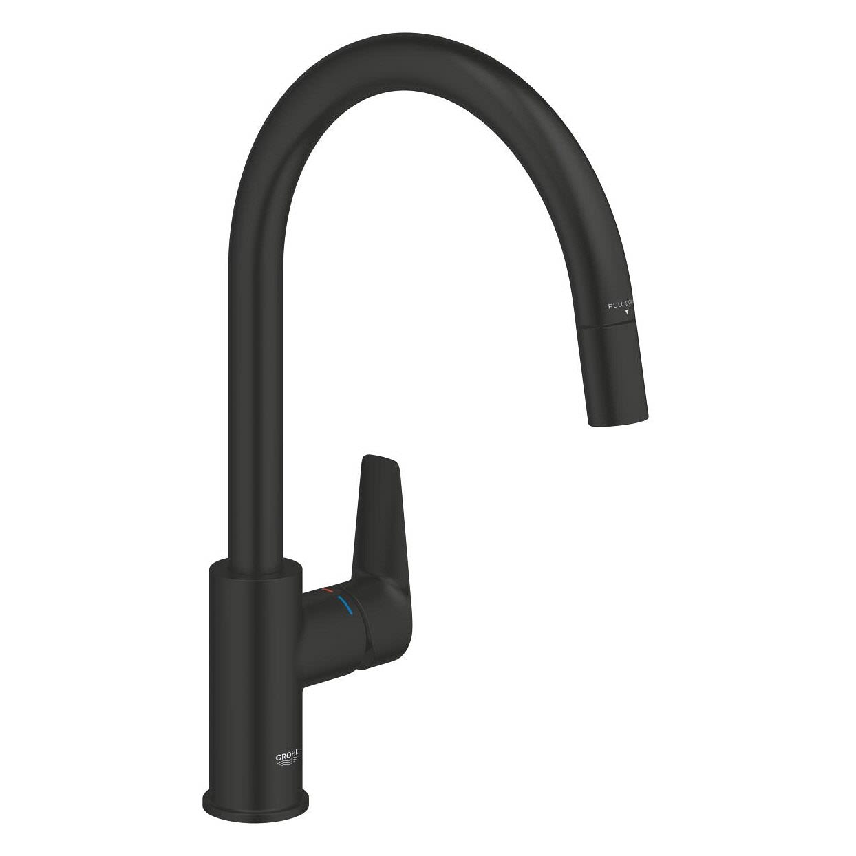 GROHE StartEdge Einhand-Spültischbatterie, Küchenarmaturen, matt black 305502430