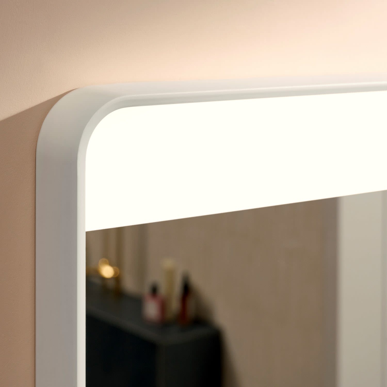 Hansgrohe Xarita Lite Q miroir 54959670 avec éclairage LED horizontal, noir mat, L 1000 x H 700 x P 30 mm, 10 W 6