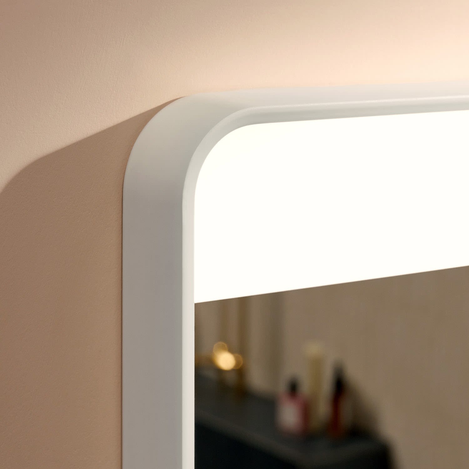 Hansgrohe Xarita Lite Q miroir 54960700 avec éclairage LED horizontal, blanc mat, L 1200 x H 700 x P 30 mm, 12 W 3