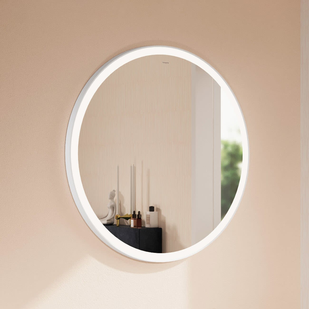 Hansgrohe Xarita Lite S Spiegel mit runder LED-Beleuchtung 900/30 IR Sensor