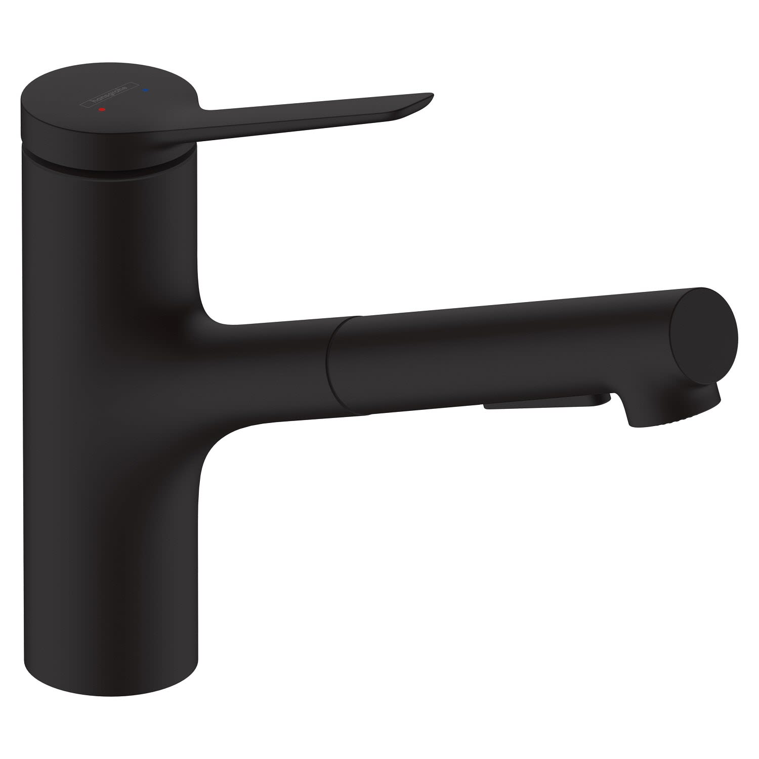 Hansgrohe Zesis M33 150 Küchenarmatur 74800670  Ausziehbrause, 2jet, schwarz matt 2