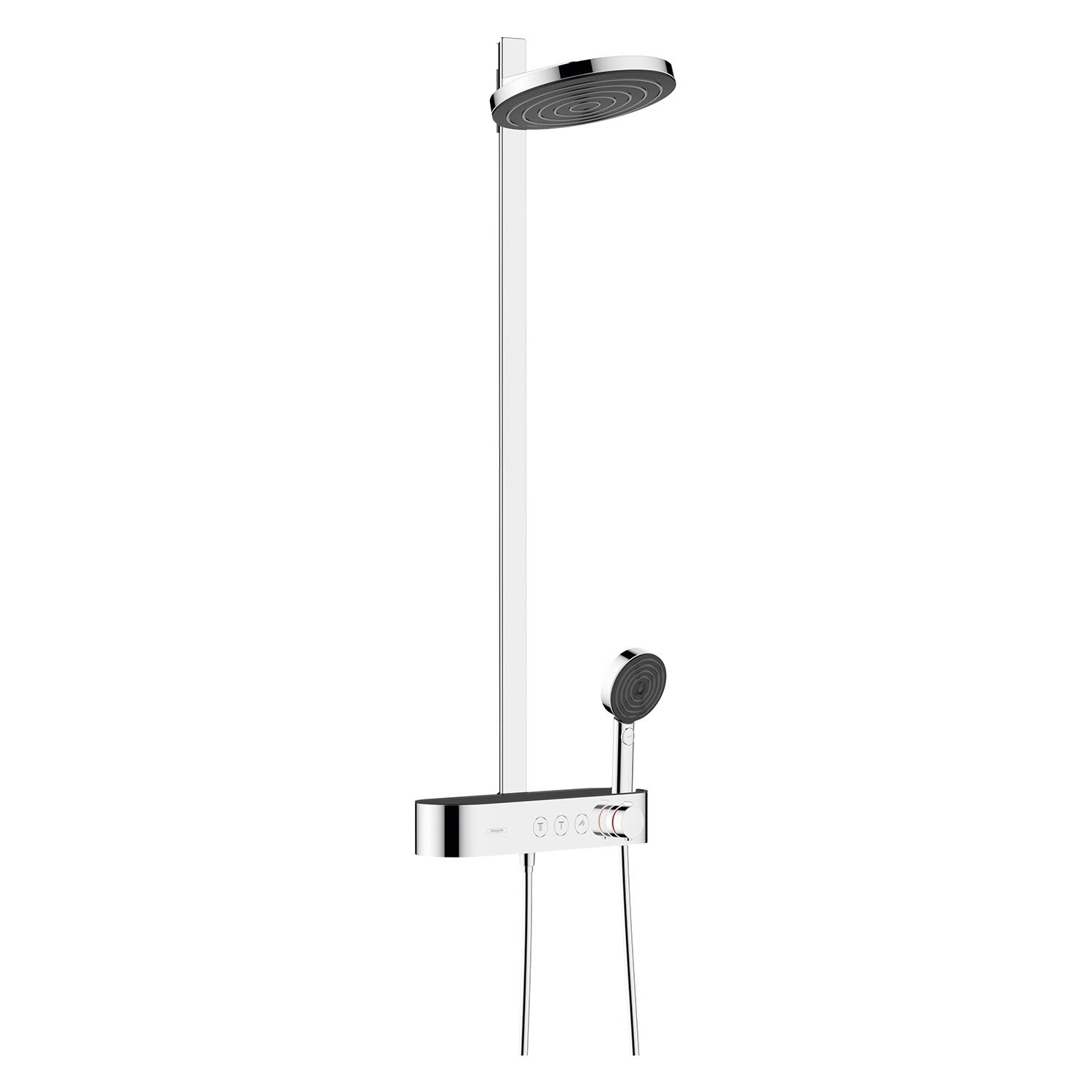 hansgrohe Pulsify Showerpipe 260 2 Strahlarten, mit Shower Tablet Select 400 24240000, Badarmaturen, chrom